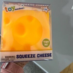 Squeeze Cheese Toy - Yellow